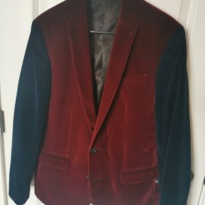 ASOS Dual Tone Velvet Blazer
